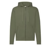 Fruit Of The Loom Men Classic 80/20 Full Zip Hooded Sweatshirt Casual Hoodies