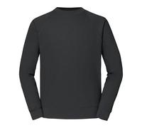 Fruit of the Loom Men CLASSIC THICK SWEATSHIRT Pullover Raglan Plain Sweat Top