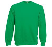 Fruit of the Loom Men CLASSIC THICK SWEATSHIRT Pullover Raglan Plain Sweat Top