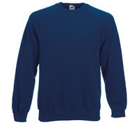 Fruit of the Loom Men CLASSIC THICK SWEATSHIRT Pullover Raglan Plain Sweat Top