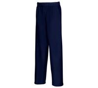 Fruit of the Loom Men Open Hem Lightweight Jog Pants, Blue (Deep Navy), Large