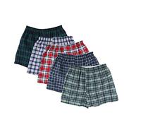 Fruit of the Loom Men`s 5pk Assorted Tartan Boxers, FTL-5P590, S, Assorted