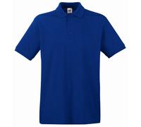 Fruit Of The Loom Men’s Polo Shirt in 100% Cotton, mens, blue navy, XL