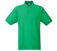 Fruit Of The Loom Men's SS033M Short Sleeve Polo Shirt, Green (Kelly Green), XX-Large