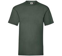 Fruit of the Loom Men Super Premium Short Sleeve T-shirt - Bottle Green, 2X-Large