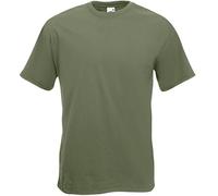 Fruit of the Loom Men Super Premium Short Sleeve T-Shirt - Classic Olive, 2X-Large