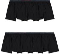 Fruit of the Loom Men's Cotton Stretch Boxer Briefs, 7 Pack-Black, L (Pack of 7)