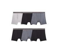 Fruit of the Loom Men's 360 Stretch Boxer Briefs (Quick Dry & Moisture Wicking) Coolsoft-6 Pack-Black/Grey X-Large