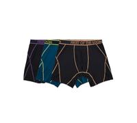 Fruit of the Loom Men's 4-Way Stretch Boxer Briefs | Lightweight & Moisture Wicking Underwear | Long, Regular Leg & Trunk, Regular Leg - Max Flex Zones - Colors May Vary, L