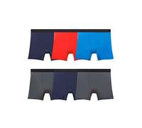 Fruit of the Loom Men's 360 Boxer Briefs, High Performance Stretch, Quick Dry & Moisture Wicking, Cooling Channels-6 Pack-Colors May Vary, L