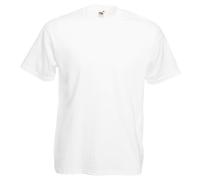 Fruit of the Loom Men's 5.4 oz. Cotton T-Shirt - White - XXXXL