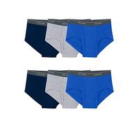Fruit of the Loom Men's 6-Pack Assorted Fashion Brief Briefs-Underwear (Pack of 6)