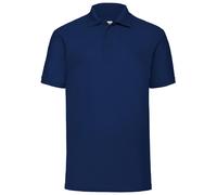 (XL, Navy) Fruit Of The Loom Mens 65/35 Pique Short Sleeve Polo Shirt