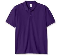 Fruit of The Loom Mens 65/35 Pique Short Sleeve Polo Shirt (L) (Purple)