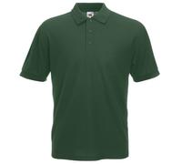 Fruit of the Loom Men's 65/35 Polo Shirt, Bottle Green, X-Large
