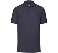 Fruit of the Loom Men's 65/35 Polo Shirt, Deep Navy, X-Large