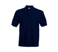 Fruit Of The Loom Mens 65/35 Polo Shirt Deep Navy X-Large