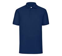 Fruit Of The Loom Mens 65/35 Polo Shirt Navy X-Large
