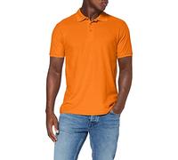 Fruit of the Loom Men's 65/35 Polo Shirt, Orange, Medium