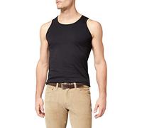 FRUIT OF THE LOOM Men's Athletic Lightweight Vest, Black, 2XL