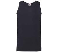 Fruit of the Loom Men's Athletic Vest Top in Mid Navy | Size: Large Fruit Of The Loom Mid Navy L