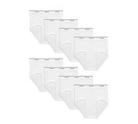 Fruit of the Loom Men's Basic Brief Multipack Underwear, White (8 Pack), XXXL (Pack of 8)