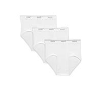 Fruit of the Loom Men's Big White Briefs 4XL (Pack of 3)
