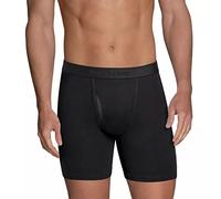 Fruit of the Loom Men's Boxer Briefs Black & Gray 7-Pack Signature Coolzone Fly Medium, Black & Gray, M