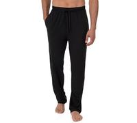 Fruit of the Loom Men's Breathable Jersey Sleep Pant Pajama Bottom, Black, S