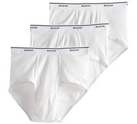 Fruit of the Loom Men's Brief 3 Pack, White, Small(Pack of 3)