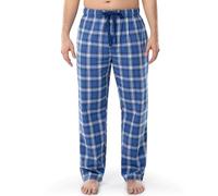 Fruit of the Loom Men's Broadcloth Woven Sleep Pajama Pant Bottom, Navy Plaid, 3X-Large