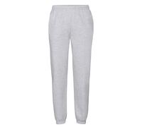 Fruit of the Loom Men's Classic 260 Elasticated Cuff Jogging Bottoms in Grey | Size: Small Fruit Of The Loom Grey S
