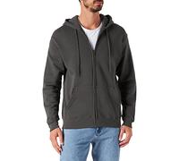 Fruit Of The Loom Men's Classic 80/20 Hooded Sweat Jacket Light Graphite XX-Large