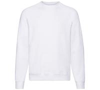 (XXL, White) Fruit Of The Loom Mens Classic 80/20 Raglan Sweatshirt