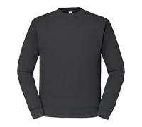 (L, Light Graphite) Fruit Of The Loom Mens Classic 80/20 Set-in Sweatshirt