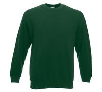Fruit of the Loom Mens Classic 80/20 Set-in Sweatshirt (Bottle Green) - Size 3XL