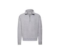 Fruit of the Loom Men's Classic Cotton Rich 1/4 Zip Neck Sweat Shirt Top
