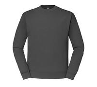 (XL, Light Graphite) Fruit Of The Loom Mens Classic Drop Shoulder Sweatshirt