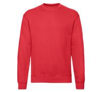 (M, Red) Fruit Of The Loom Mens Classic Drop Shoulder Sweatshirt