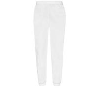 (3XL, White) Fruit of the Loom Mens Classic Elasticated Hem Jogging Bottoms