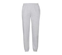 (S, Heather Grey) Fruit of the Loom Mens Classic Elasticated Hem Jogging Bottoms