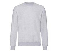 Fruit of the Loom Mens Classic Heather Drop Shoulder Sweatshirt (Heather Grey) - Size 4XL