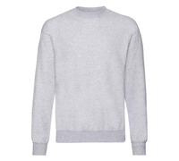 Fruit of the Loom Men's Classic Heather Drop Shoulder Sweatshirt in Grey | Size: 5XL Fruit Of The Loom Grey 5XL