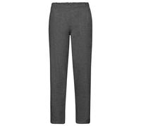 Fruit of the Loom Men's Classic Heather Open Hem Jogging Bottoms in Dark Grey | Size: 2XL Fruit Of The Loom Dark Grey 2XL
