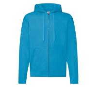 Fruit of the Loom Men's Classic Hooded Jacket in Blue | Size: Medium Fruit Of The Loom Blue M