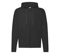 FRUIT OF THE LOOM Men's Classic Hooded Sweat, Black, S UK