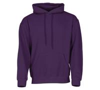 Fruit of the Loom Men's Classic Hooded Sweat, Purple, L UK