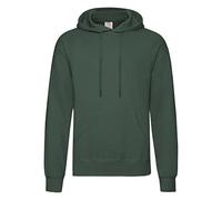 Fruit of the Loom Men's Classic Hooded Sweatshirt Bottle Green