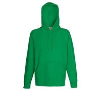 FRUIT OF THE LOOM Men's Classic Hooded Sweatshirt, Kelly Green, S UK