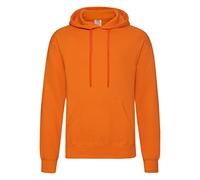 Fruit of the Loom Hooded Sweatshirt Men's Classic Orange Medium